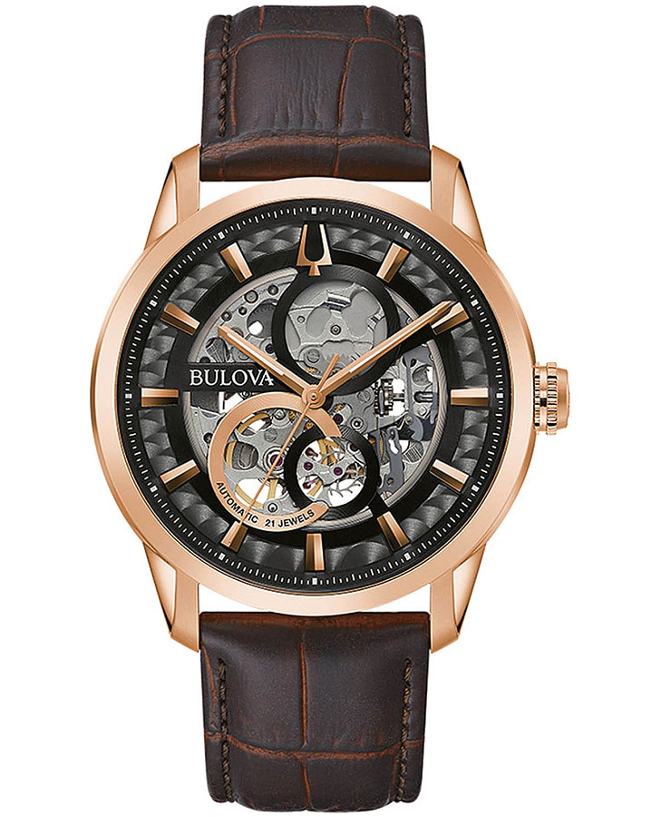 Часы Bulova Sutton 97A169 — мужские, серый