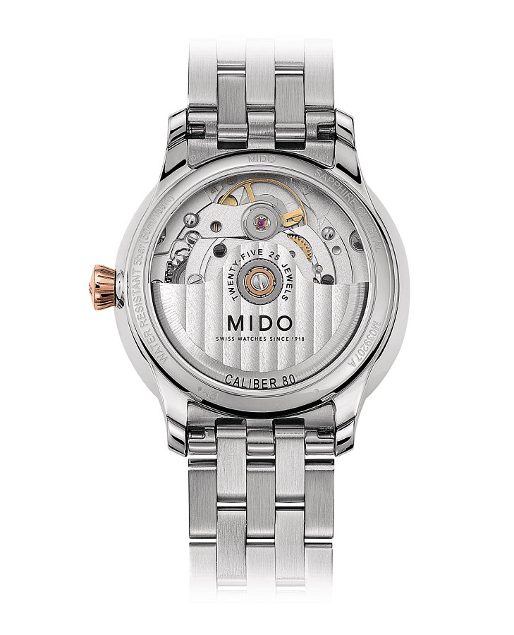Часы Mido Baroncelli Lady Day M039.207.22.106.00 — механические, сталь металл