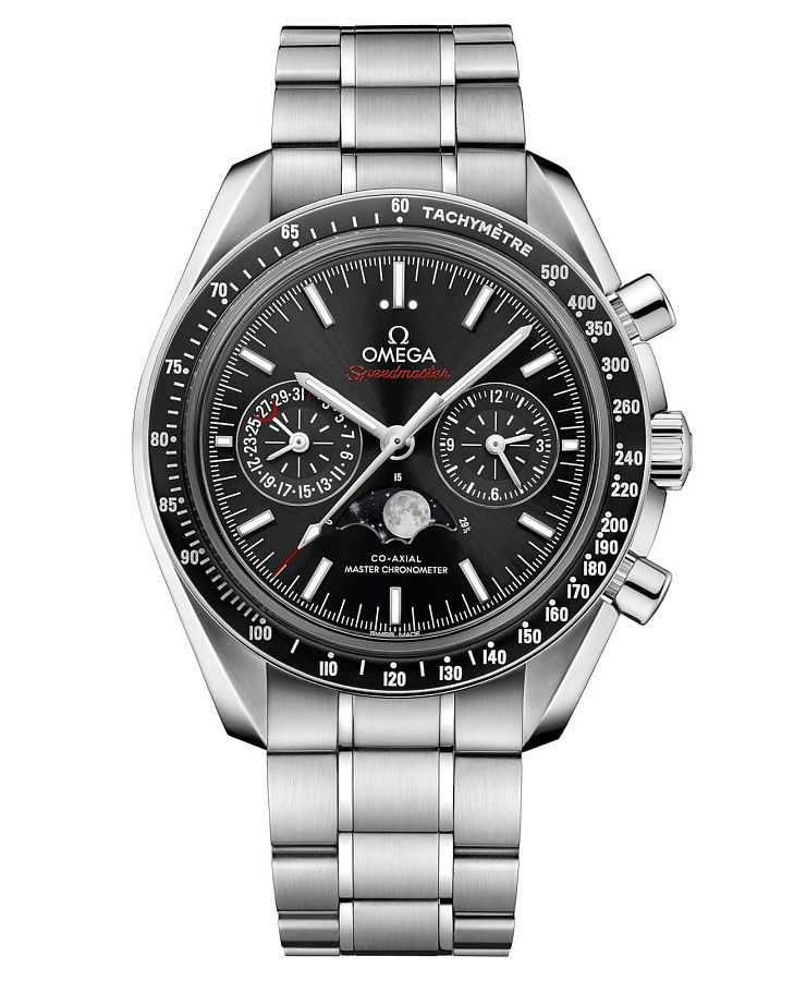 Часы Omega Speedmaster Moonphase 304.30.44.52.01.001 — мужские, черный