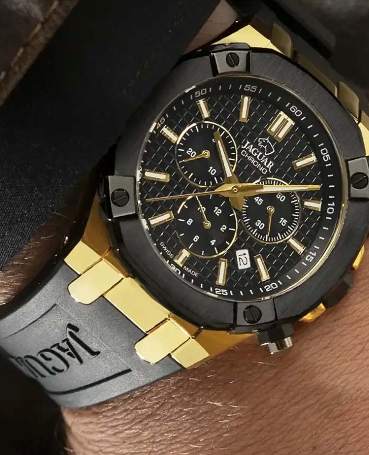 Часы Jaguar Diplomatic Quartz J1012/1 — металл сталь, Швейцария