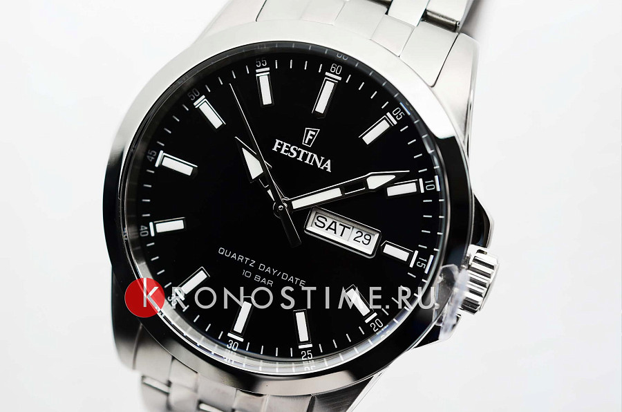 Часы Festina Classics F20357/4 — нержавеющая сталь 316l, мужские