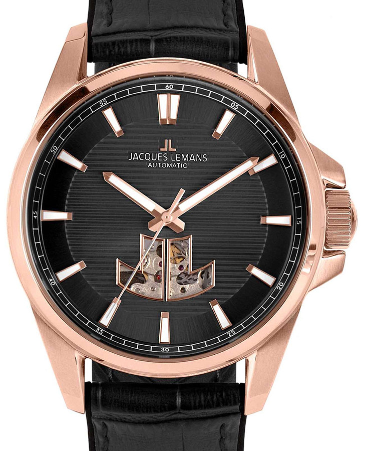 Часы Jacques Lemans Sport 1-2209E — механические, металл сталь
