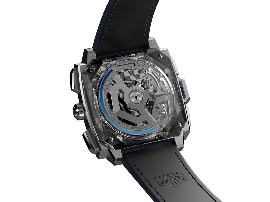 Часы TAG Heuer Monaco Split-seconds Chronograph CBW2182.FC8339 — титан, Швейцария