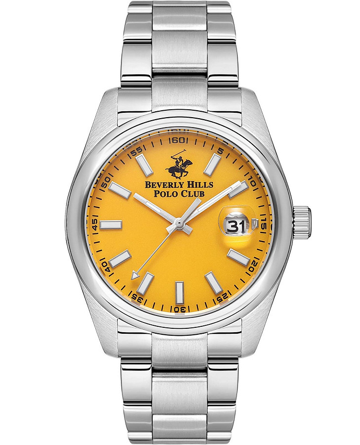 Часы Beverly Hills Polo Club BP3598X.301 — мужские, желтый
