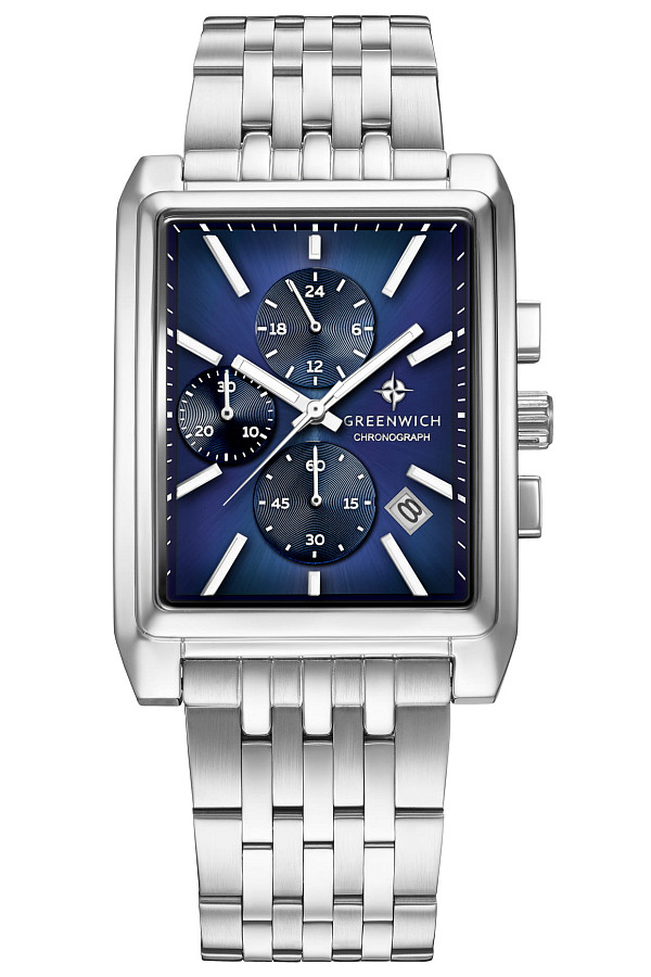 Часы Greenwich Galeon Chrono GW 553.10.16 — мужские, синий