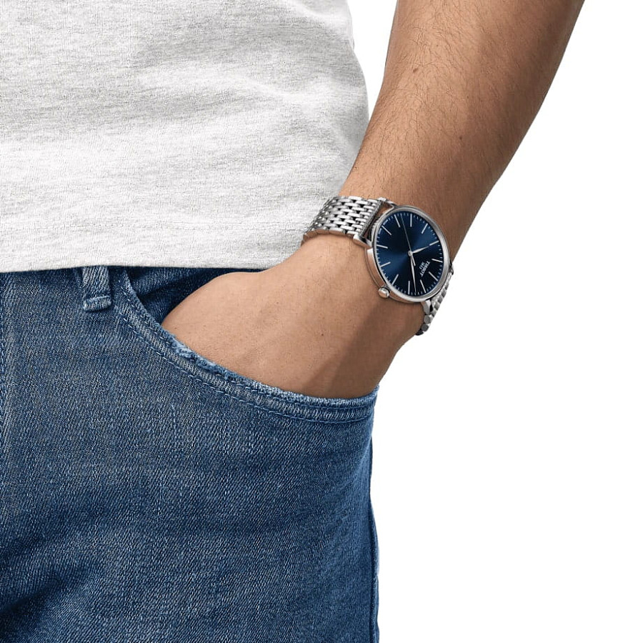Часы Tissot Everytime Gent T143.410.11.041.00 — кварцевые, металл сталь