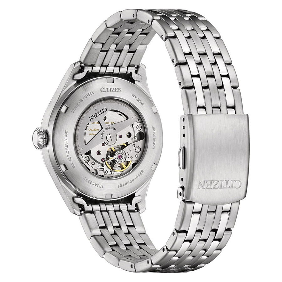 Часы Citizen Automatic NJ0240-55A — механические, металл сталь