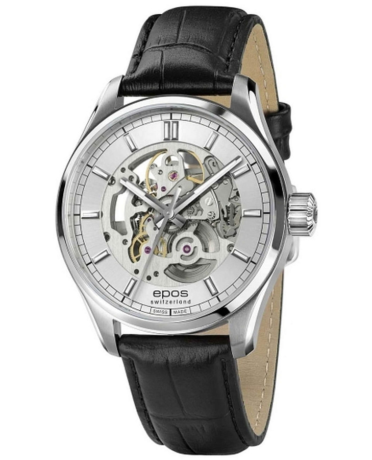 Часы Epos Passion 3501.13B.20.18.25 — мужские, серебристый