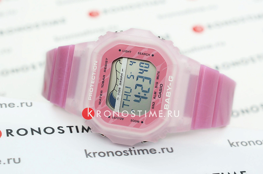 Часы Casio Baby-G BLX-565S-4 — розовый, кварцевые