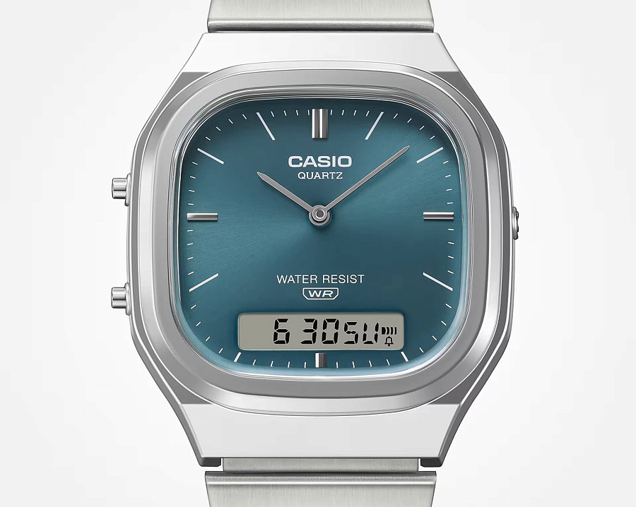 Часы Casio Vintage AQ-240E-3A — нержавеющая сталь, женские
