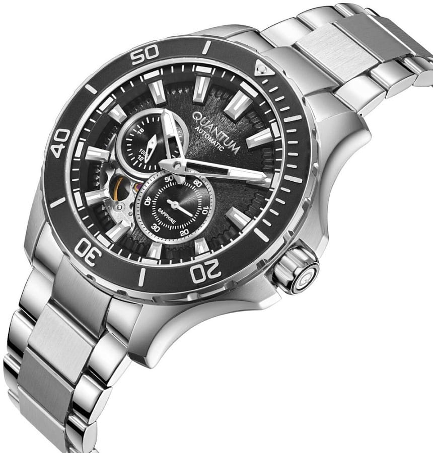 Часы Quantum QMG1188.350 — механические, металл сталь
