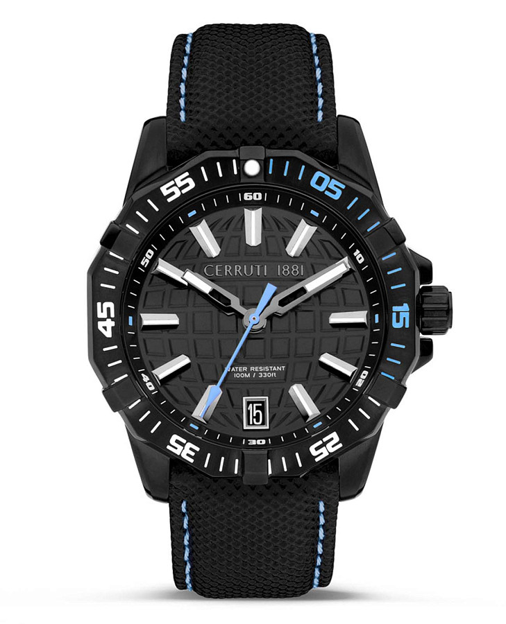 Часы Cerruti 1881 Vallelaghi CIWGN0007501 — мужские, черный