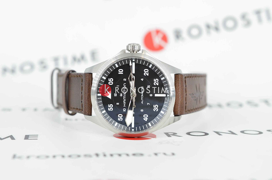 Часы Hamilton Khaki Aviation Pilot Auto H76305530 — сталь, Швейцария