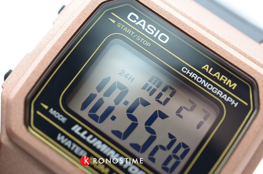 Часы Casio Collection W-217HM-5A — мужские, пластик