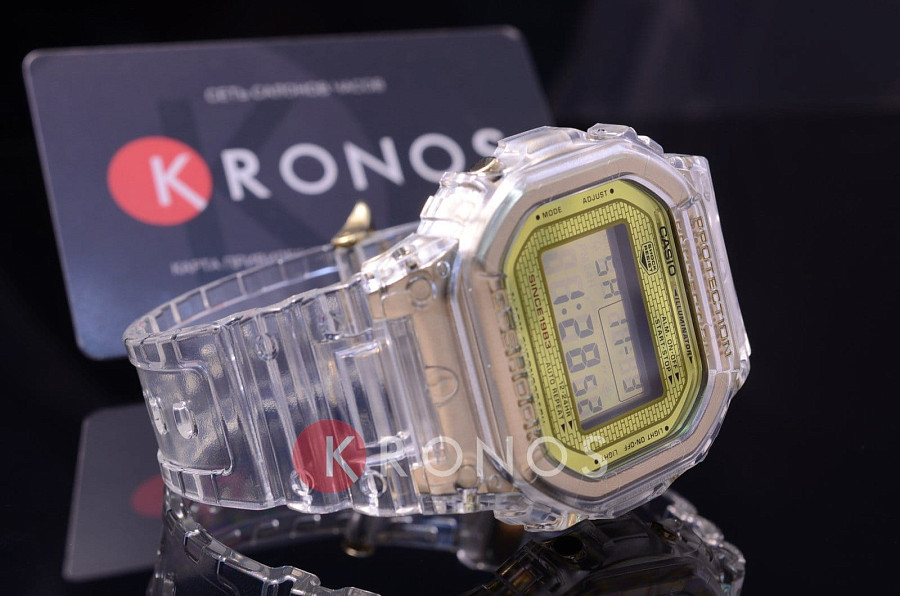 Часы Casio G-Shock DW-5035E-7 — электронные, алюминий