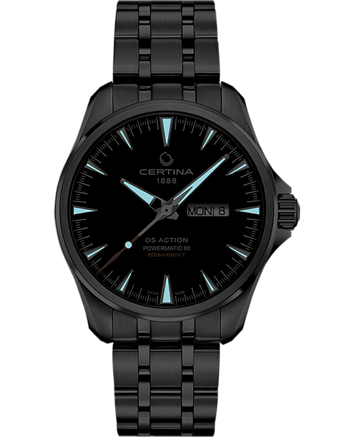 Часы Certina DS Action Day-Date C032.430.11.041.00 — механические, сталь металл
