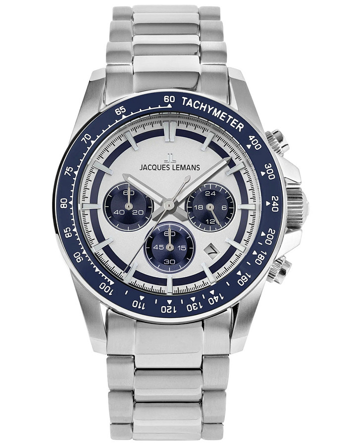 Часы Jacques Lemans Liverpool Diver 1-2207F — мужские, белый