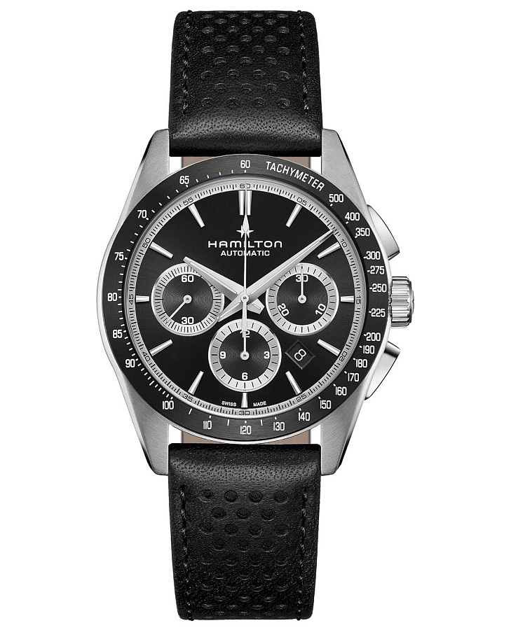 Часы Hamilton Jazzmaster Performer Auto Chrono H36606730 — мужские, черный