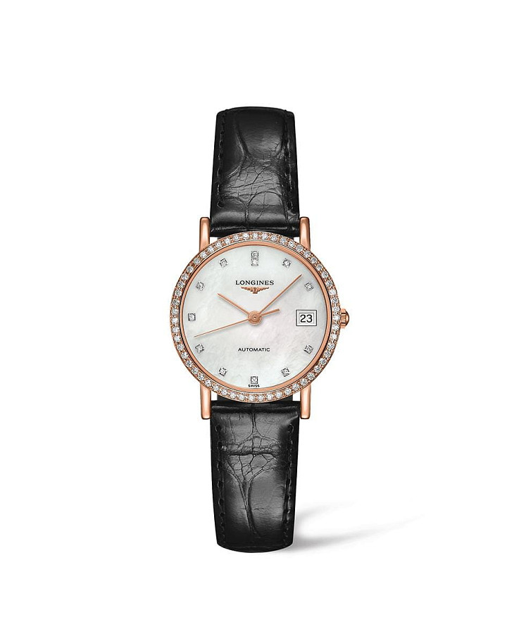 Часы Longines Elegant Collection L4.378.9.87.4 — механические, сталь золото