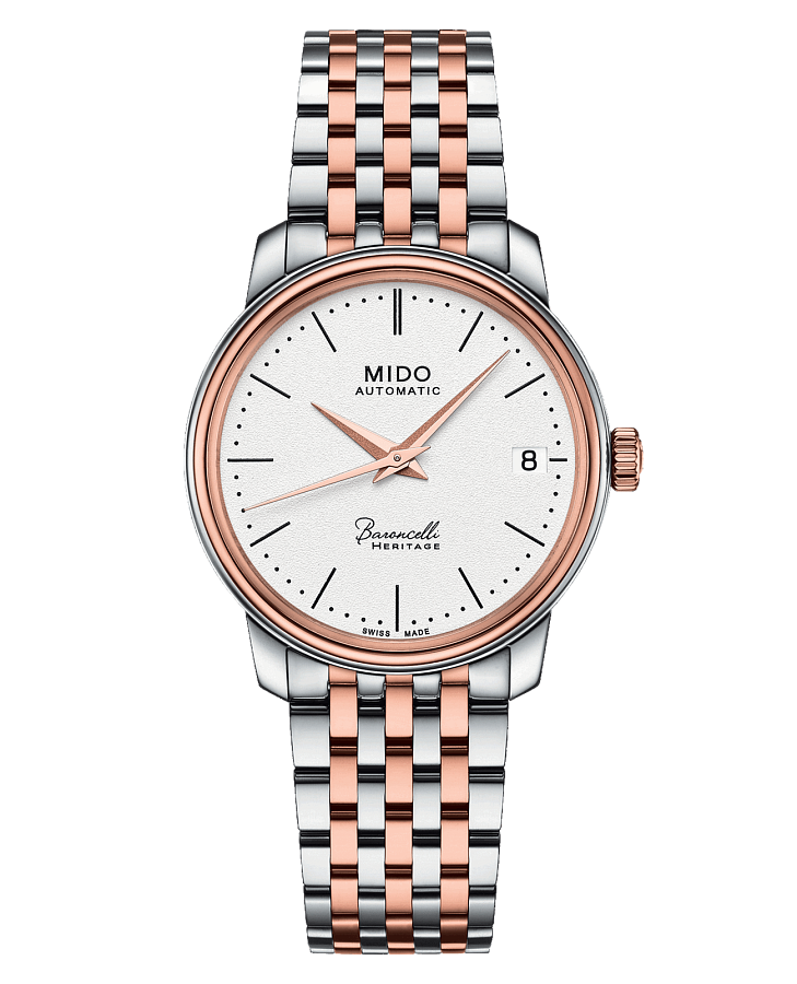 Часы Mido Baroncelli M027.207.22.010.00 — женские, белый