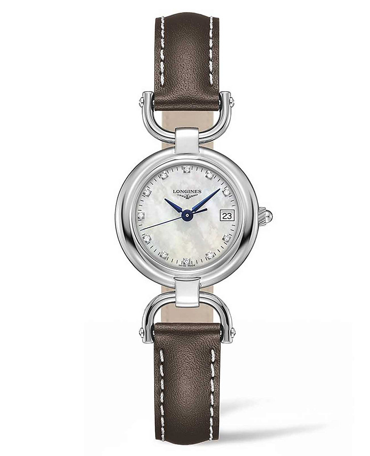 Часы Longines Equestrian Collection L6.130.4.87.2 — женские, белый