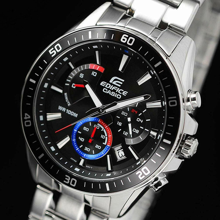 Часы Casio Edifice EFR-552D-1A3VUDF (EFR-552D-1A3) — Япония, кварцевые