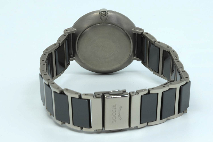 Часы Boccia Titanium 3311-02 — титан керамика, Германия