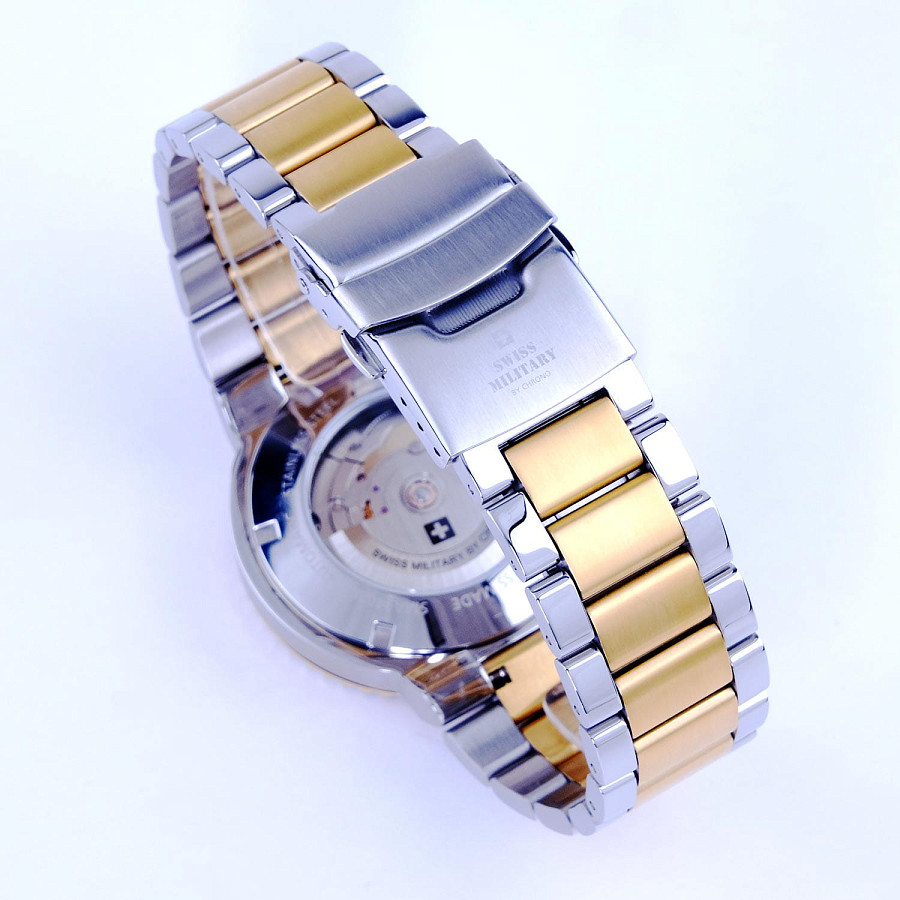 Часы Swiss Military by Chrono Automatic Dive SMA34086.08 — металл сталь, Швейцария