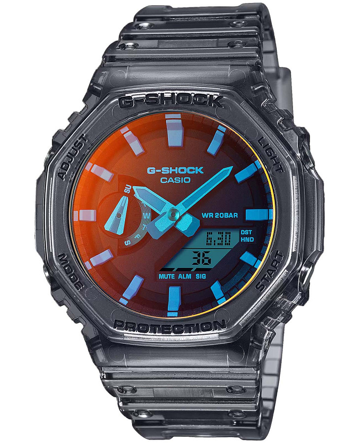 Часы Casio G-Shock GA-2100TLS-8ADR (GA-2100TLS-8A) — мужские