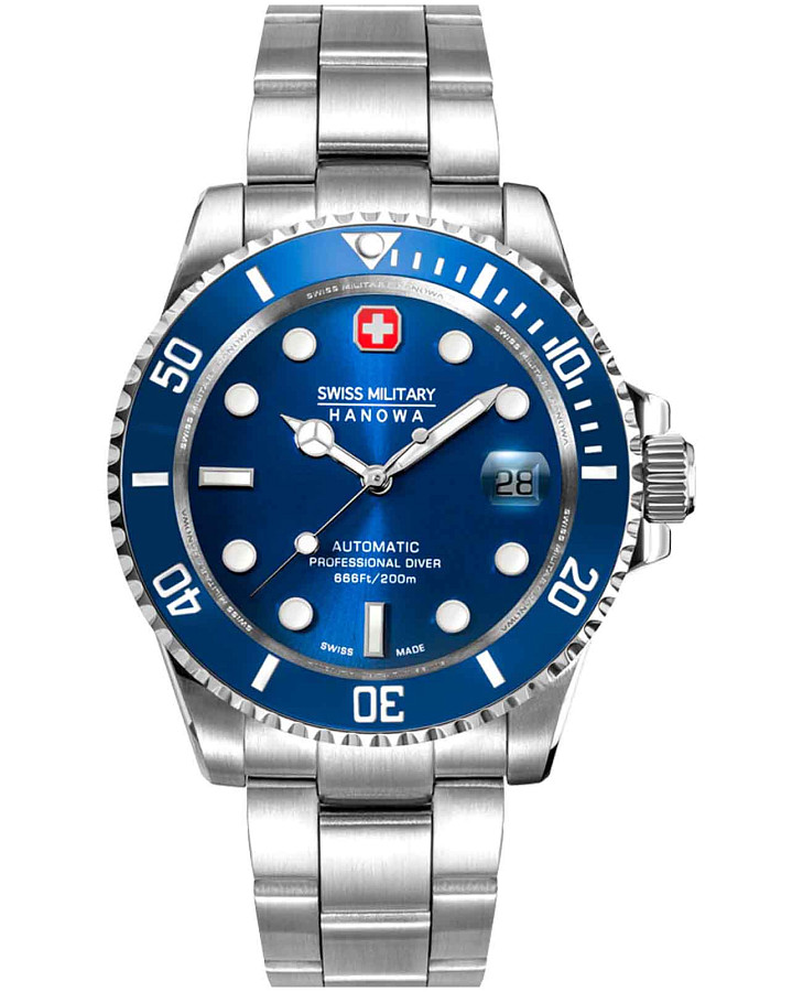 Часы Swiss Military Hanowa Sealord SMWGL0006304 — мужские, синий