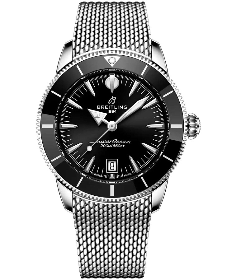 Часы Breitling Superocean Heritage B31 Automatic 42 AB3111241B1A1 — мужские, черный