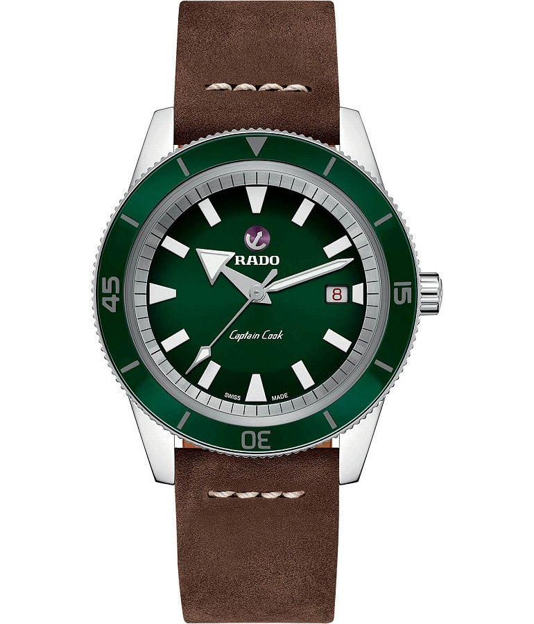 Часы Rado Captain Cook Automatic R32505315 — мужские, зеленый