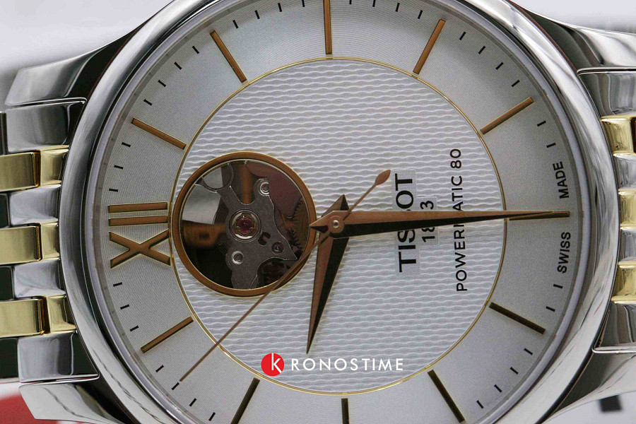 Часы Tissot Tradition Powermatic 80 Open Heart T063.907.22.038.00 — артикул T0639072203800