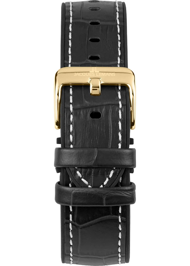 Часы Jacques Lemans Liverpool 1-2117ZH — кварцевые, металл сталь
