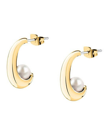 Серьги Karl Lagerfeld Pearl KLAYR21 с жемчугом