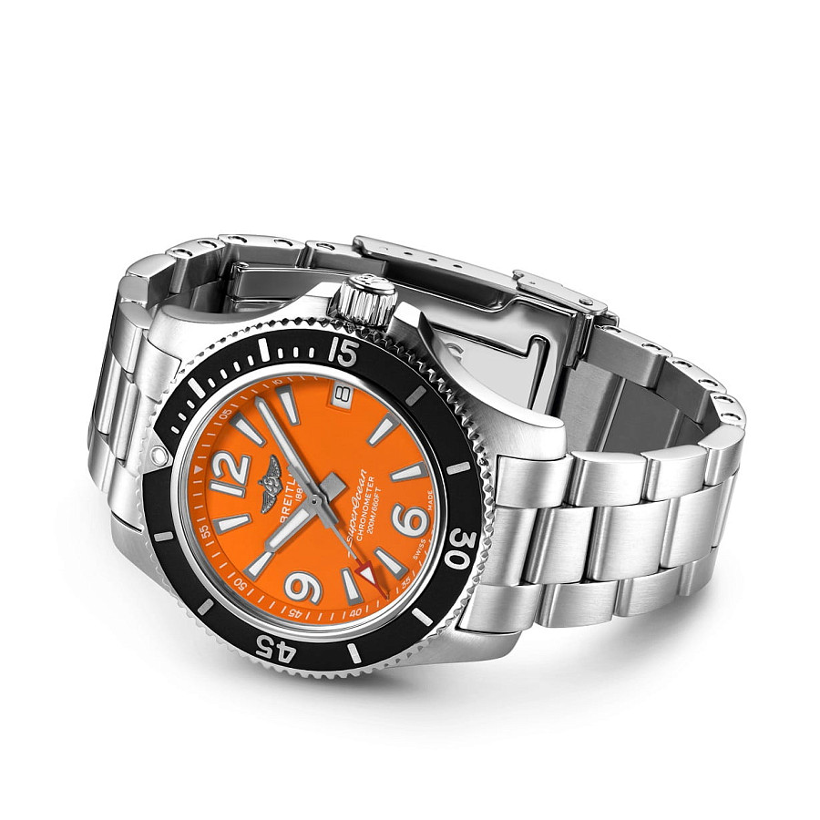 Часы Breitling Superocean Automatic 36 A17316D71O1A1 — механические, металл сталь