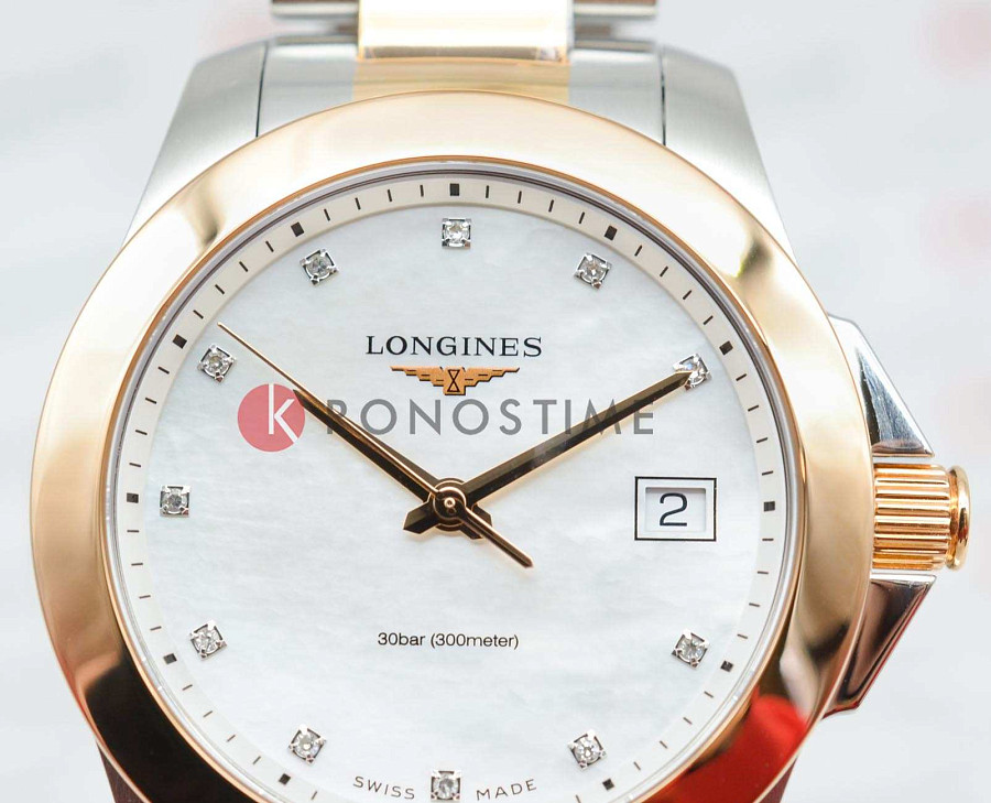 Часы Longines Conquest L3.377.3.88.7 — Швейцария, кварцевые