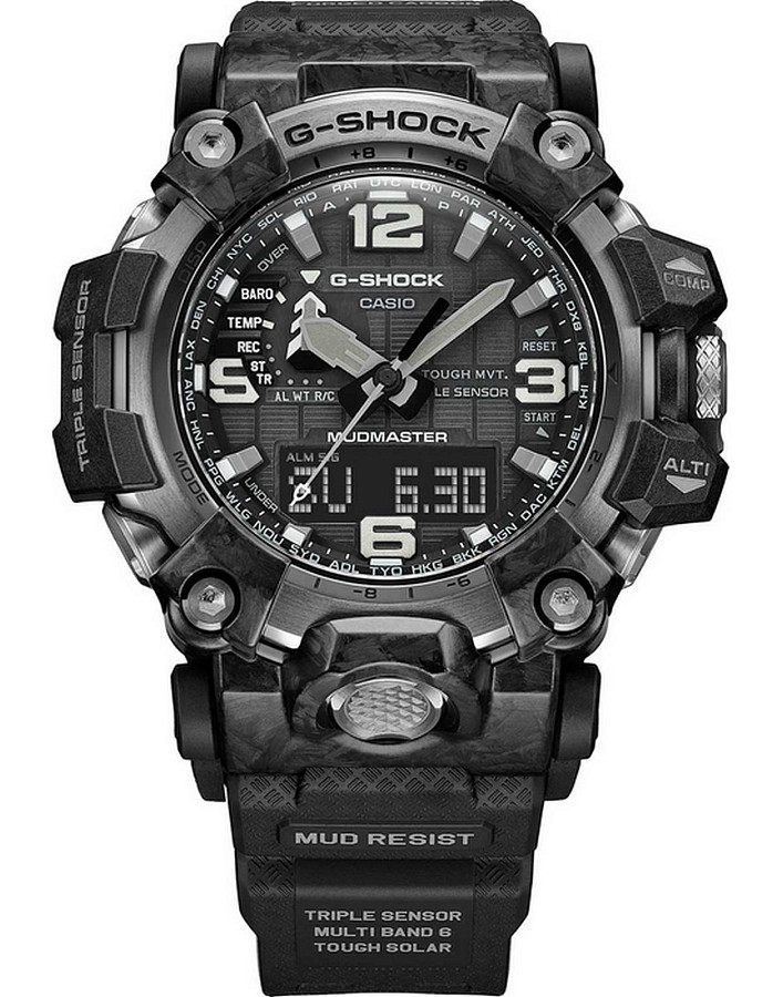 Часы Casio G-Shock GWG-2000-1A1DR (GWG-2000-1A1) — пластик, Япония