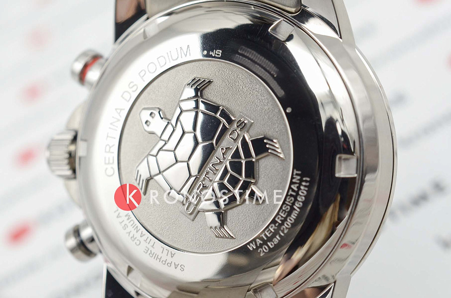 Часы Certina DS Podium Chronograph 1/100 sec C001.647.44.047.00 — мужские, титановый