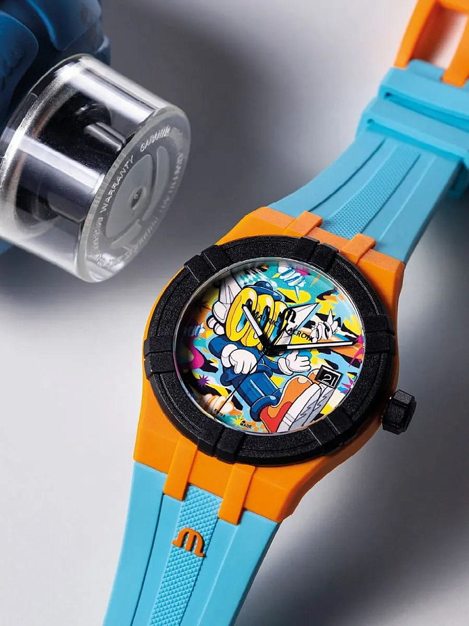 Часы Maurice Lacroix Aikon Tide Benzila AI2008-50YZA-000-0 — металл сталь, Швейцария