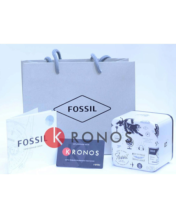 Часы Fossil Georgia FS5850 — кожаный, мужские