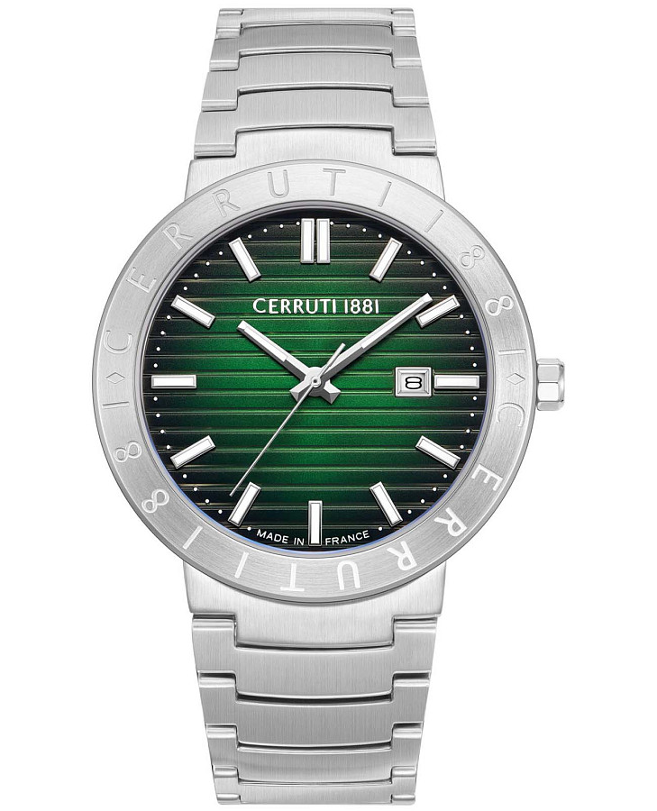 Часы Cerruti 1881 Filiano CIWGA0043103 — мужские, зеленый