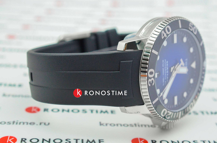Часы Tissot Seastar 1000 Powermatic 80 T120.407.17.041.00 — мужские, черный