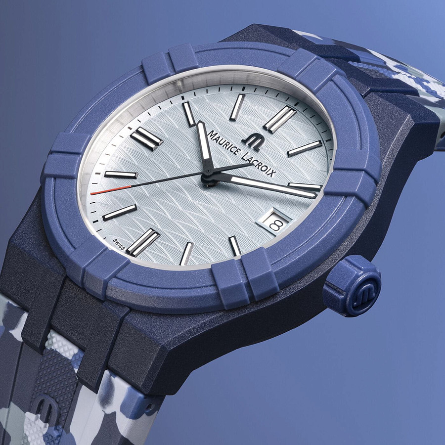 Часы Maurice Lacroix Aikon Tide AI2008-B88AZ-000-0 — кварцевые, пластик