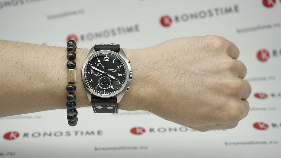 Часы Hamilton Khaki Aviation Pilot Pioneer Chrono H76512733 — артикул H76512733, мужские