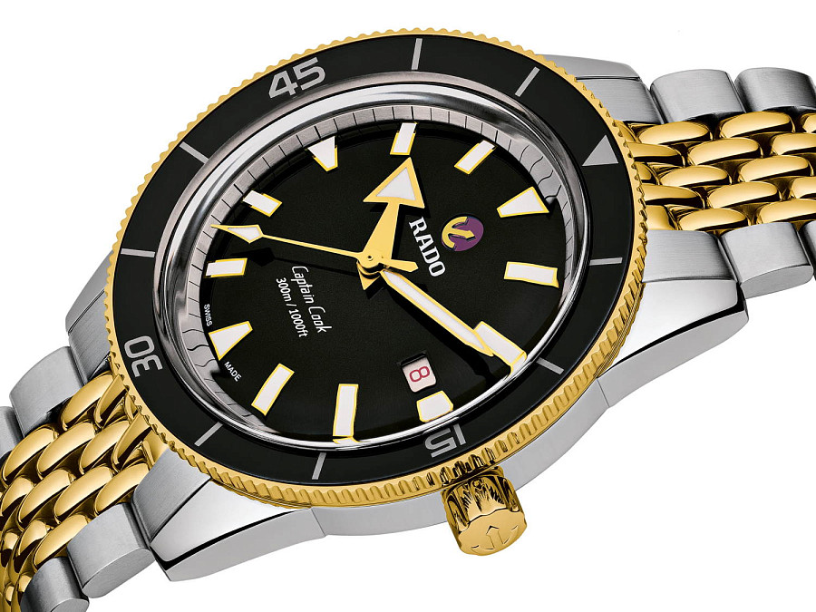 Часы Rado Captain Cook Automatic R32138153 — механические, металл сталь