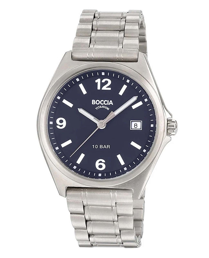 Часы Boccia Titanium 3663-02 — мужские, синий