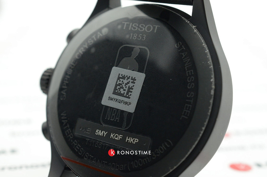 Часы Tissot Chrono XL NBA Teams T116.617.36.051.00 — черный, металл сталь