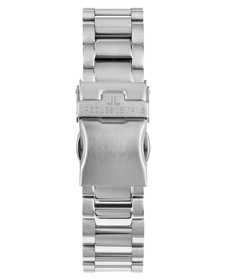 Часы Jacques Lemans Hybromatic 1-2170i — кварцевые, металл сталь