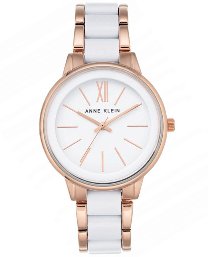 Часы Anne Klein Plastic 1412WTRG — женские, белый